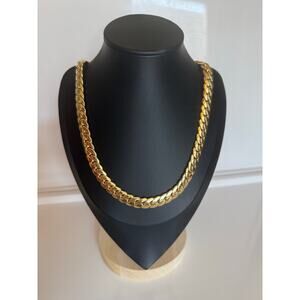 Heavy Miami-Style 14K Gold-Plated Chain – New – 24″ – 103g